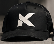 Signature K Trucker Hat design preview
